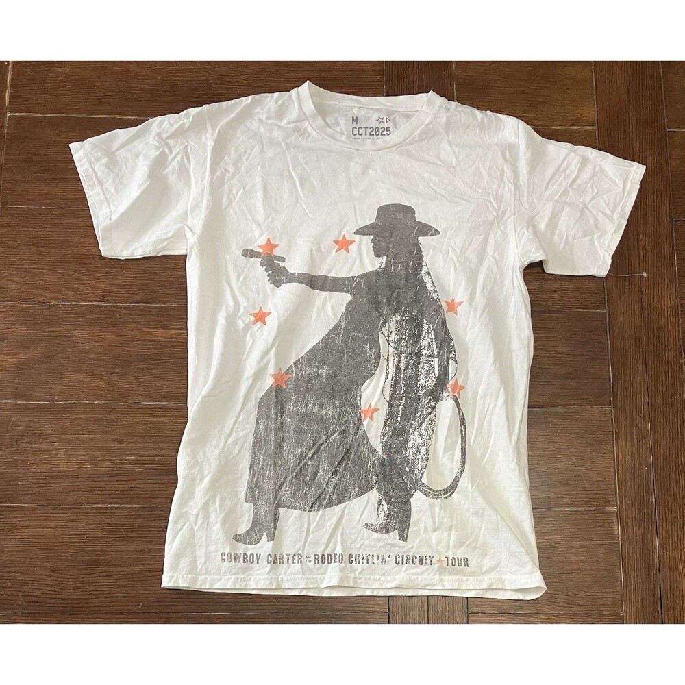 Authentic Beyonce Cowboy Carter Merch Most Wanted Exclusive T-Shirt Size M NWOT